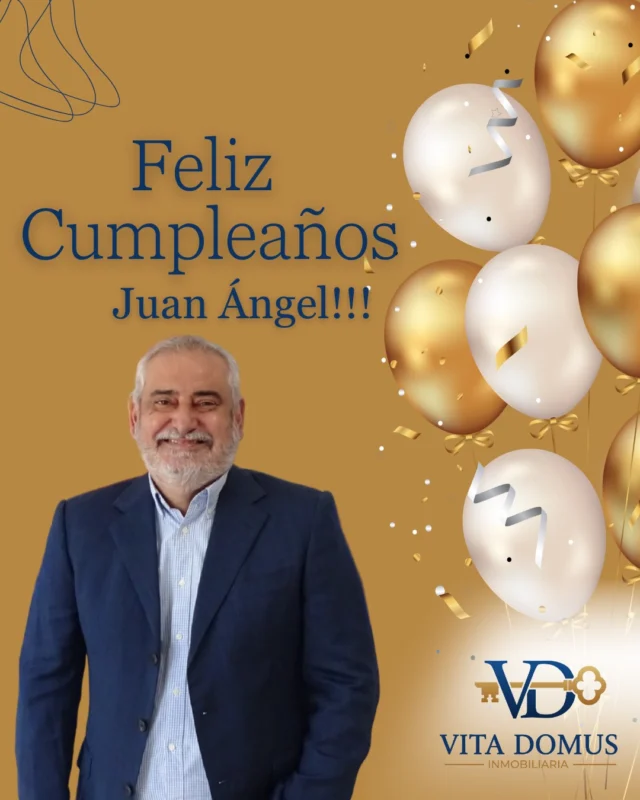 🎉 ¡Feliz cumpleaños a nuestro Bróker, Juan! 🎂

Hoy es un día muy especial para todo el equipo de Vita Domus, porque celebramos a quien nos guía, inspira y lidera con pasión cada día.

Juan, tu experiencia, visión y dedicación son el motor que impulsa a este equipo. Pero más allá de tu profesionalidad, es tu calidad humana, tu cercanía y el respeto con el que tratas a cada persona lo que realmente marca la diferencia.

Gracias por confiar en nosotros, por enseñarnos con el ejemplo y por construir junto a nosotros una inmobiliaria donde el cliente siempre está en el centro.

Hoy brindamos por ti, por tu liderazgo y por muchos años más de éxitos compartidos. 🏡✨

Con cariño y admiración, todo el equipo de Vita Domus.

🎈 #FelizCumpleaños #Liderazgo #VitaDomus #GraciasJuan #EquipoUnido