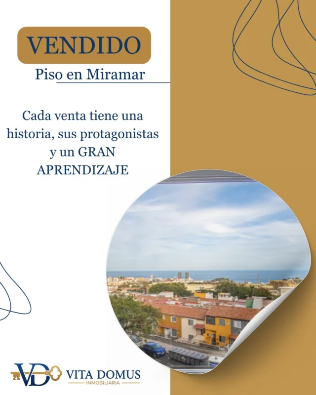 🏡 ¡SEGUIMOS ABRIENDO PUERTAS! 🎉

Nos complace anunciar que hemos cerrado con éxito la venta de este maravilloso piso en una de las zonas más codiciadas de Miramar.

✨ Gracias a la dedicación y profesionalidad de nuestro agente Toño, otra familia ha encontrado el hogar de sus sueños.

En Vita Domus, convertimos tus objetivos inmobiliarios en realidad.

¿Estás pensando en vender o comprar? Contáctanos y descubre la diferencia de trabajar con verdaderos profesionales.

#VitaDomus #Vendido #Miramar #InmobiliariaDeConfianza #NuevoHogar #ÉxitoInmobiliario #Toño #PropiedadVendida